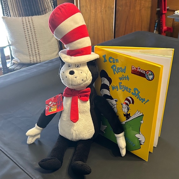 Dr. Seuss Other - NWT Dr. Seuss Cat in the Hat Plush with Collector’s Edition Book